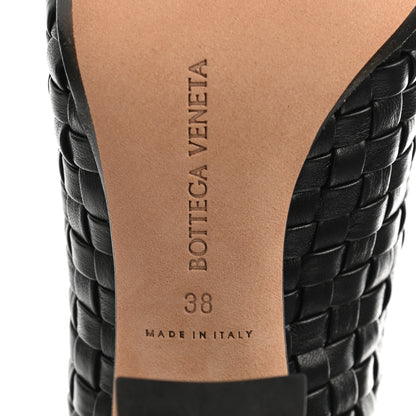 Bottega Veneta Nappa Intrecciato Ankle Boots 38 Black 6 of 8
