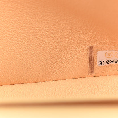 Chanel Lambskin Quilted Mini Rectangular Flap Pink Yellow 9 of 11