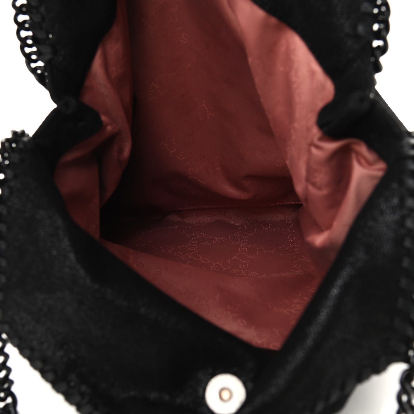 Shaggy Deer Small Falabella Tote Black