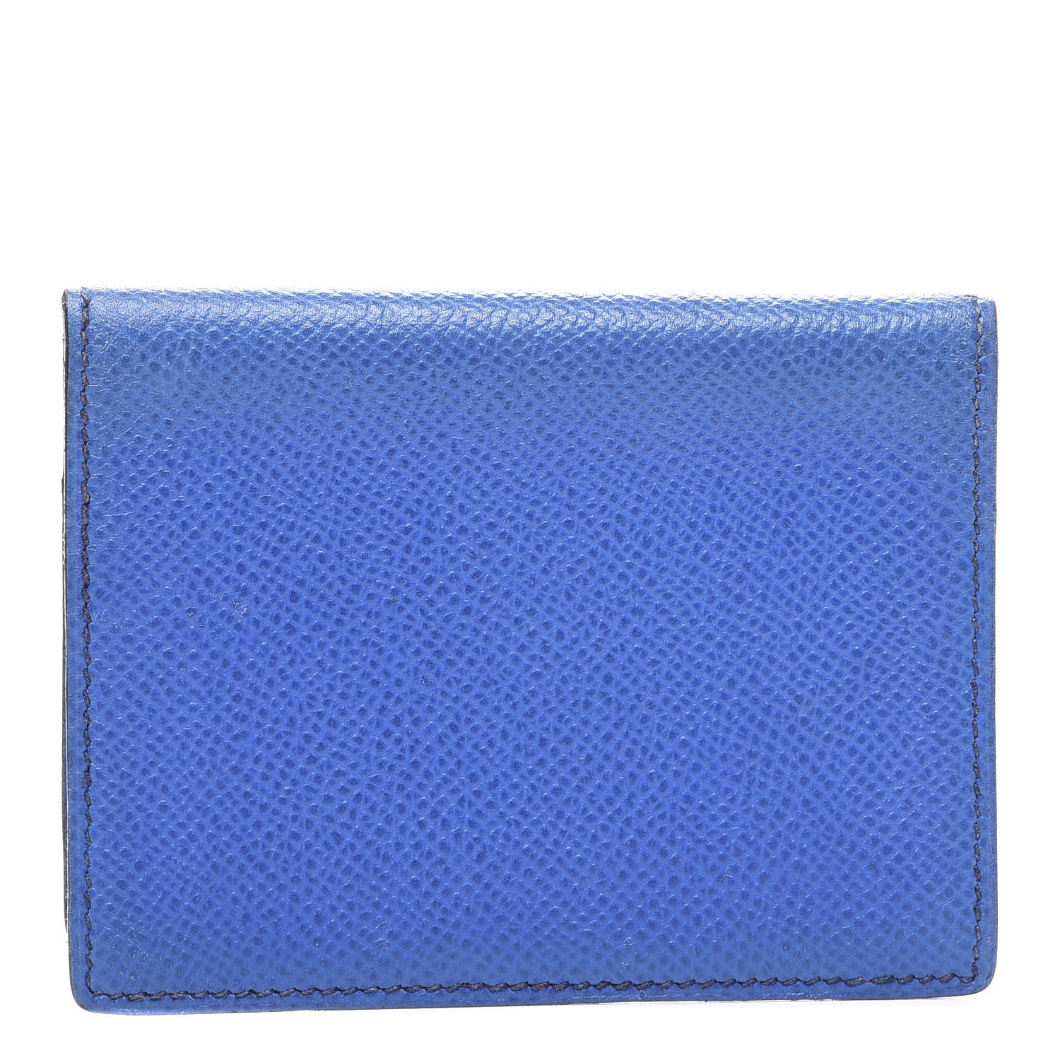 Hermes Courchevel Mini Globe Trotter Agenda Cover Bleu France 1 of 7