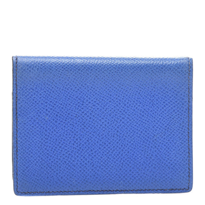 Hermes Courchevel Mini Globe Trotter Agenda Cover Bleu France 1 of 7