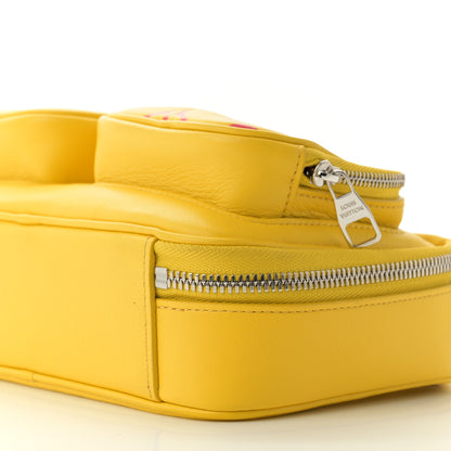 Louis Vuitton Calfskin Embossed Monogram Vuittamins Utility Crossbody Yellow 9 of 11