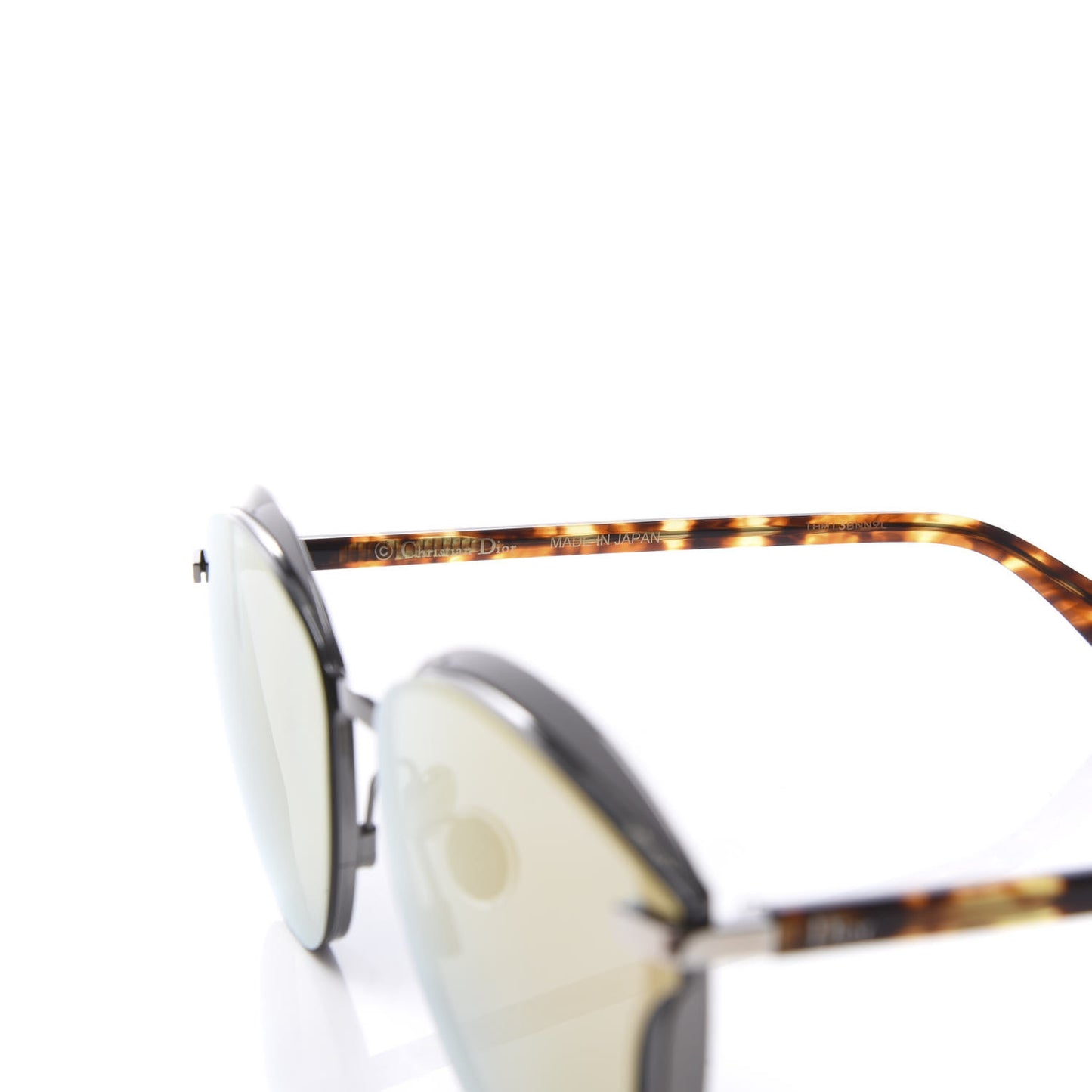 Round Mirrored Murmure Sunglasses Havana