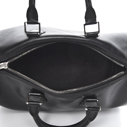 Louis Vuitton Epi Speedy 25 Black 5 of 16