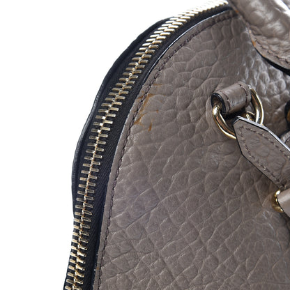 Burberry Heritage Grain Small Orchard Bowling Bag Pale Taupe 12 of 21