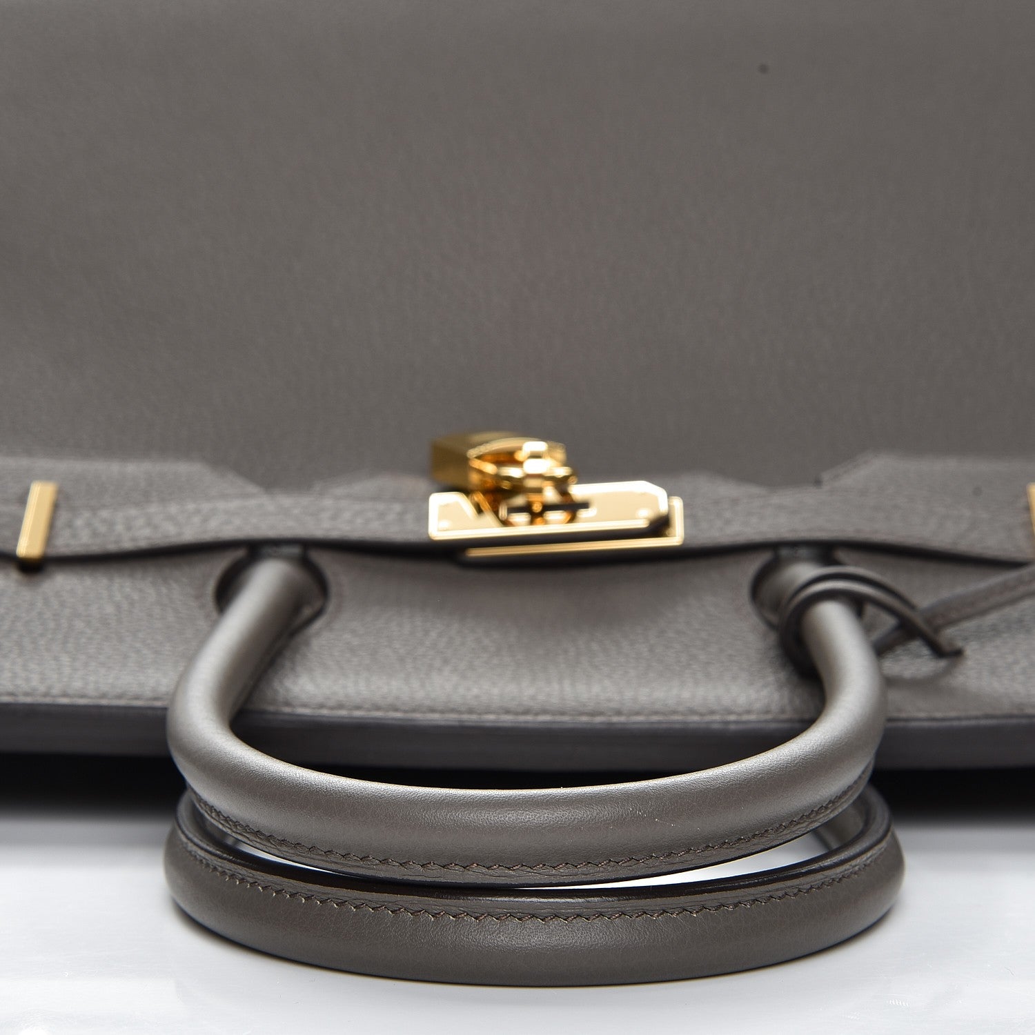 Hermes Taurillon Clemence Birkin 35 Etain 31 of 41