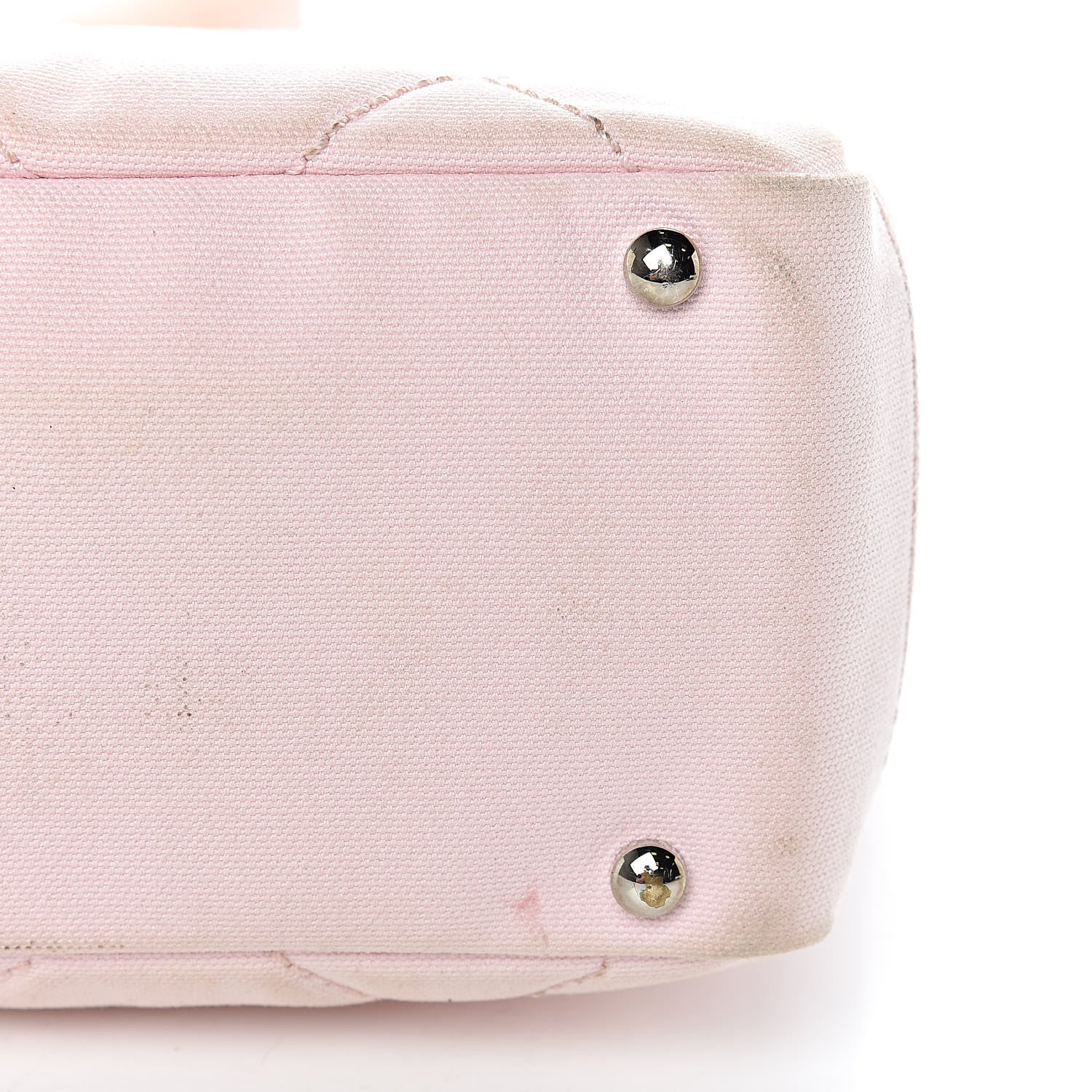 Chanel Coated Canvas Quilted Small Paris Biarritz Tote Pink 25 of 25