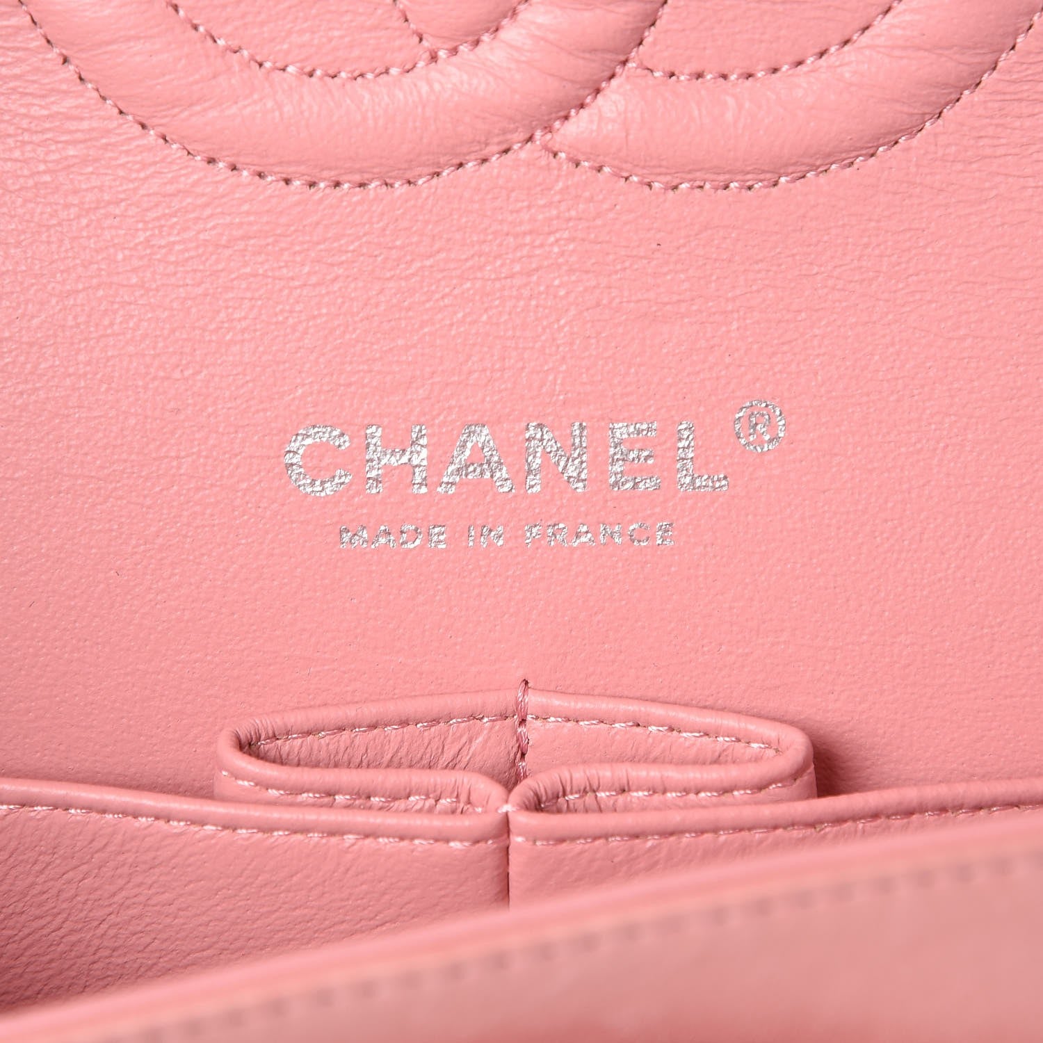 Chanel Lambskin Quilted Medium Double Flap Light Pink 7 of 8