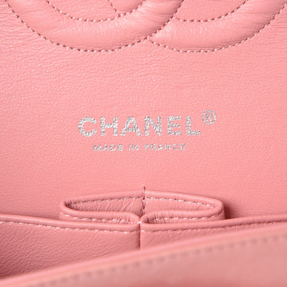 Chanel Lambskin Quilted Medium Double Flap Light Pink 7 of 8