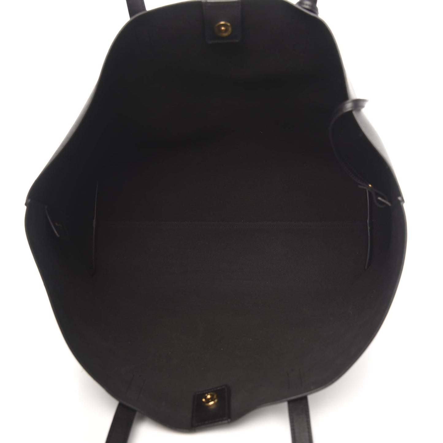 Calfskin Large Shopping Tote Black