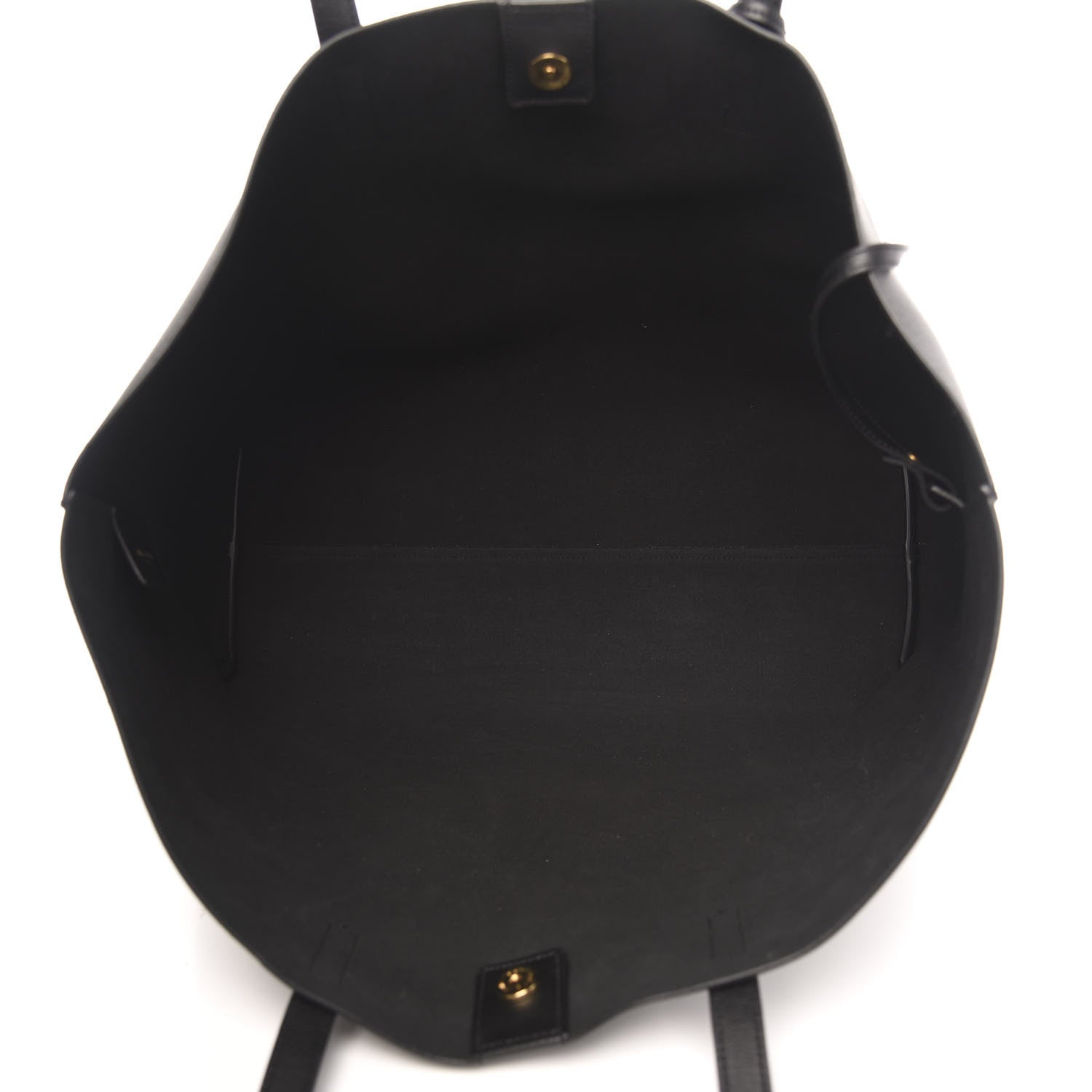 Saint Laurent Calfskin Large Shopping Tote Black 5 of 12