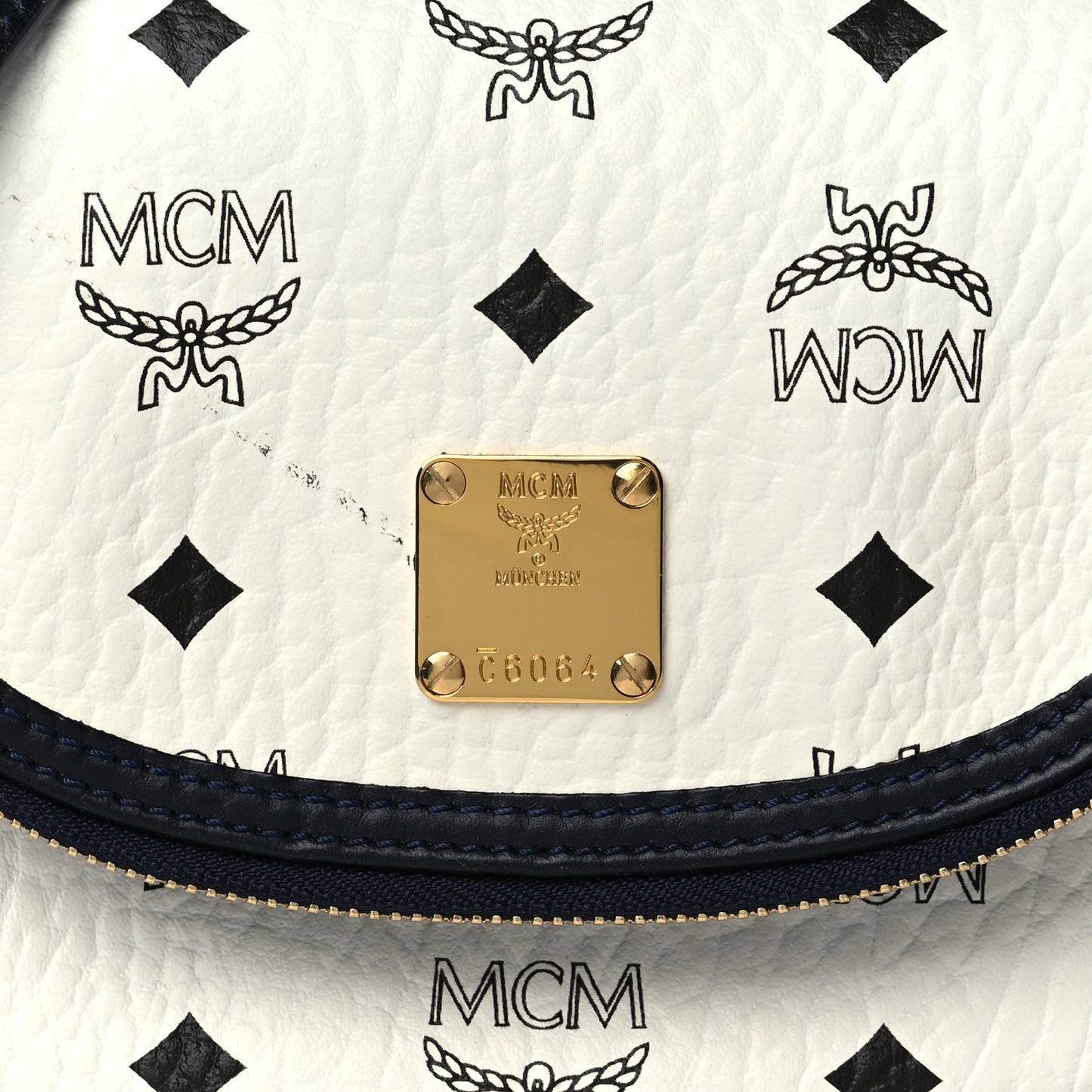 Visetos Mini Heritage Crossbody White Marine