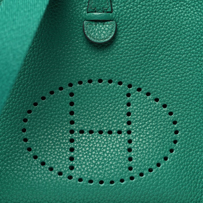 Hermes Taurillon Clemence Evelyne TPM Vert Vertigo 8 of 10