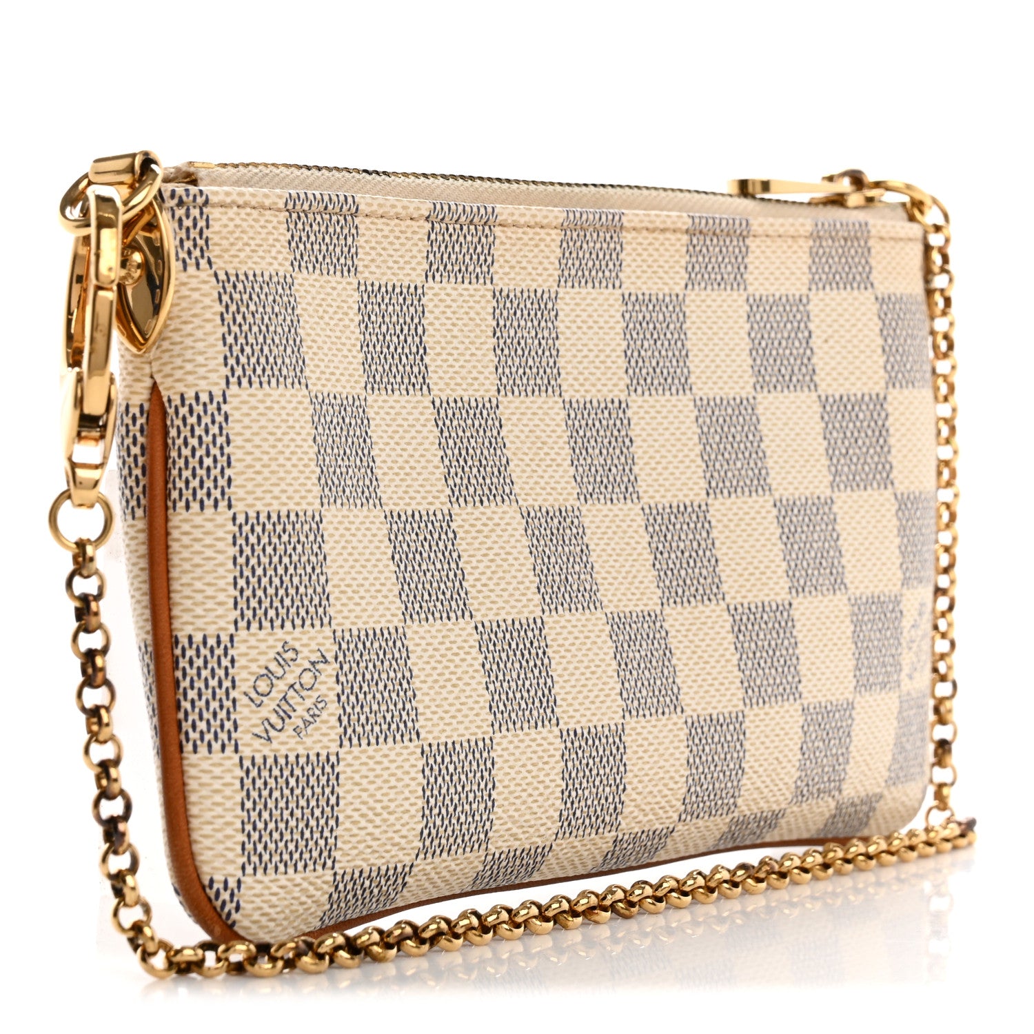 Louis Vuitton Damier Azur Pochette Milla MM 3 of 14