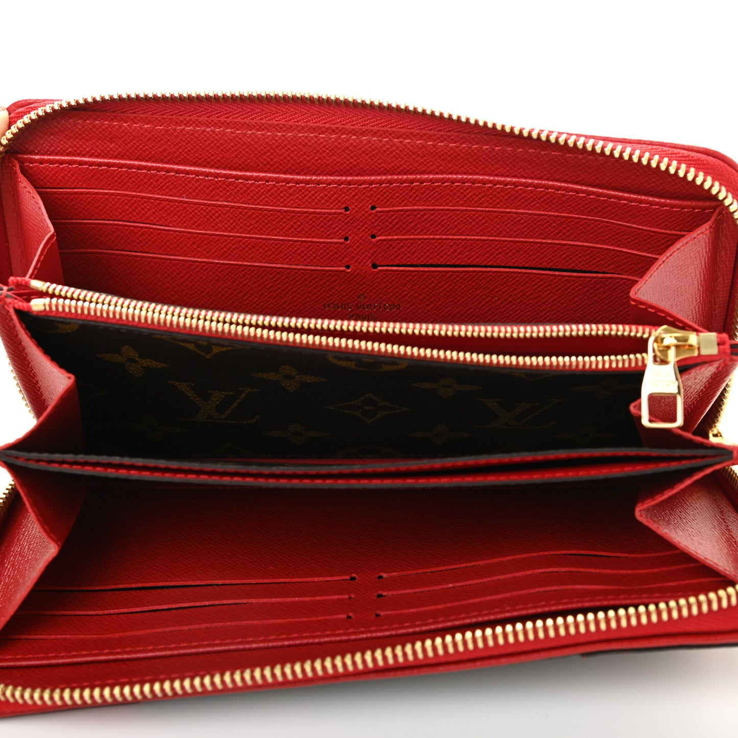 Monogram Retiro Zippy Wallet Cherry