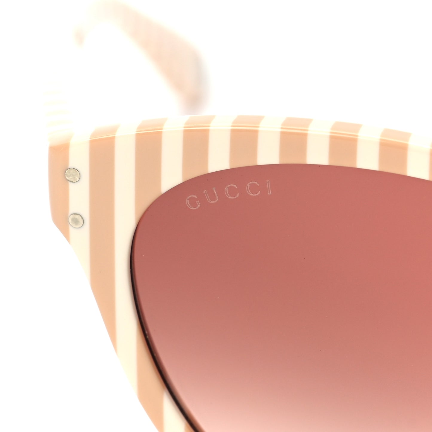 Cat Eye GG0569S Sunglasses White Pink