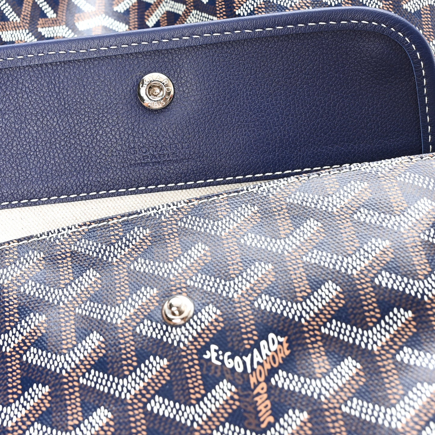 Goyardine Saint Louis GM Navy