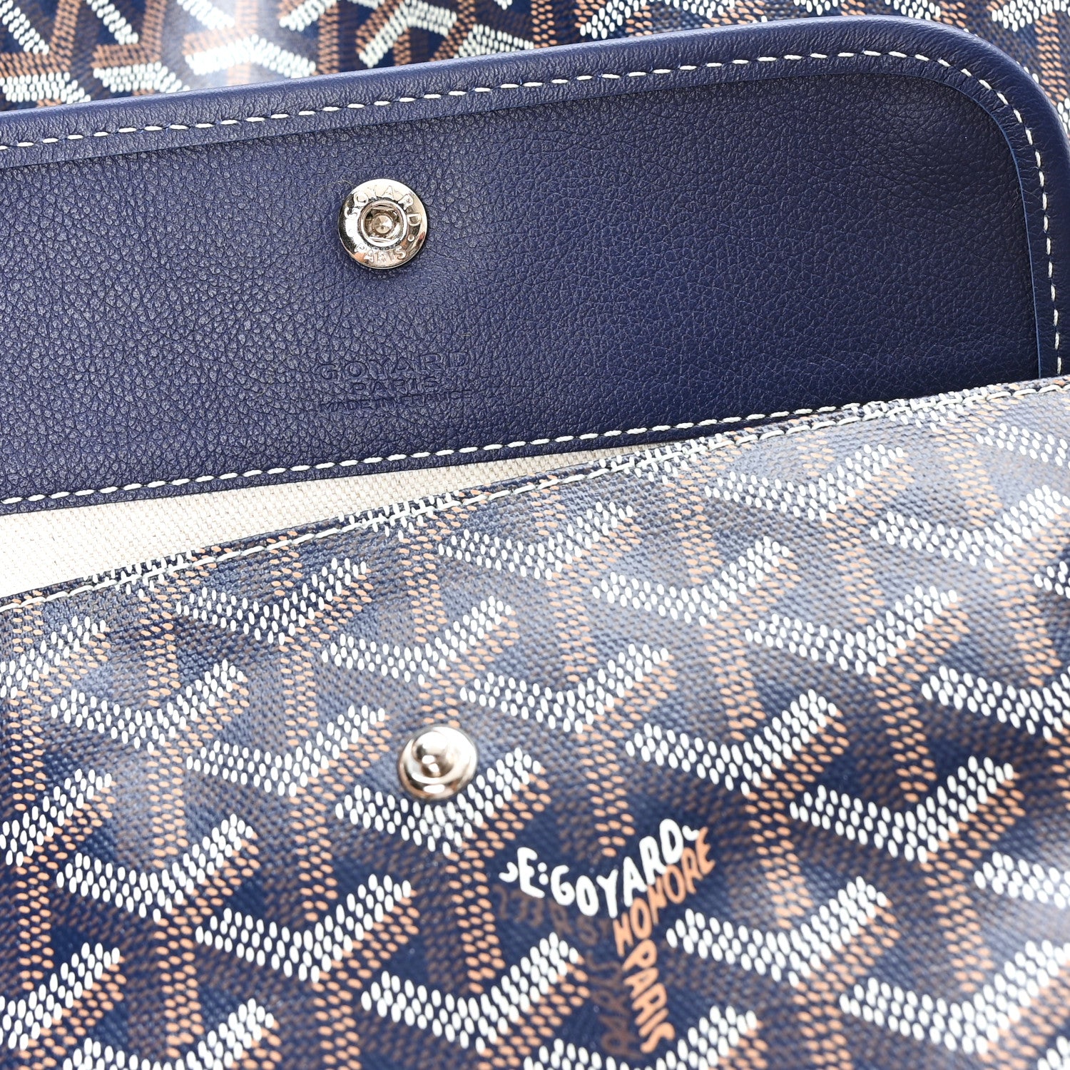 Goyard Goyardine Saint Louis GM Navy 7 of 11