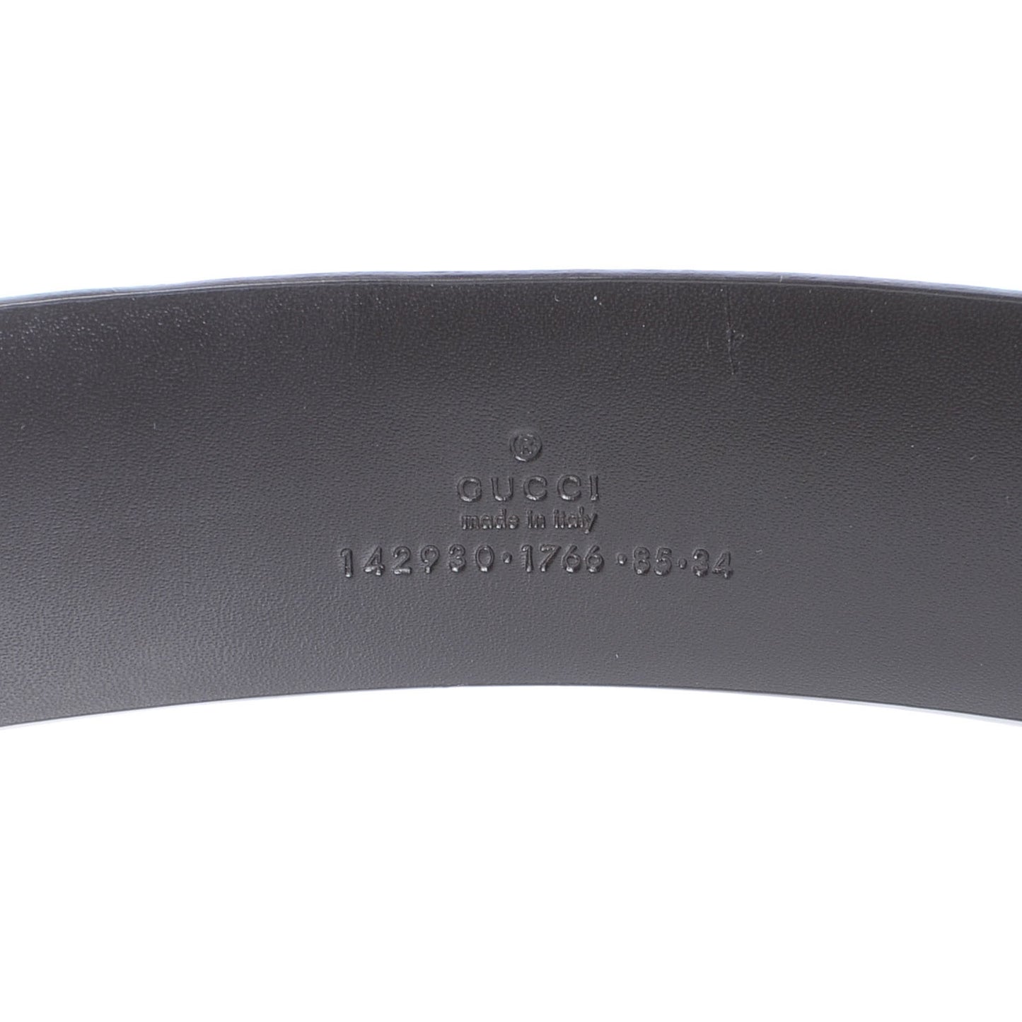 GG Supreme Monogram Niagara Lux Calfskin Interlocking G 40mm Belt 85 34 Beige Ebony Cocoa