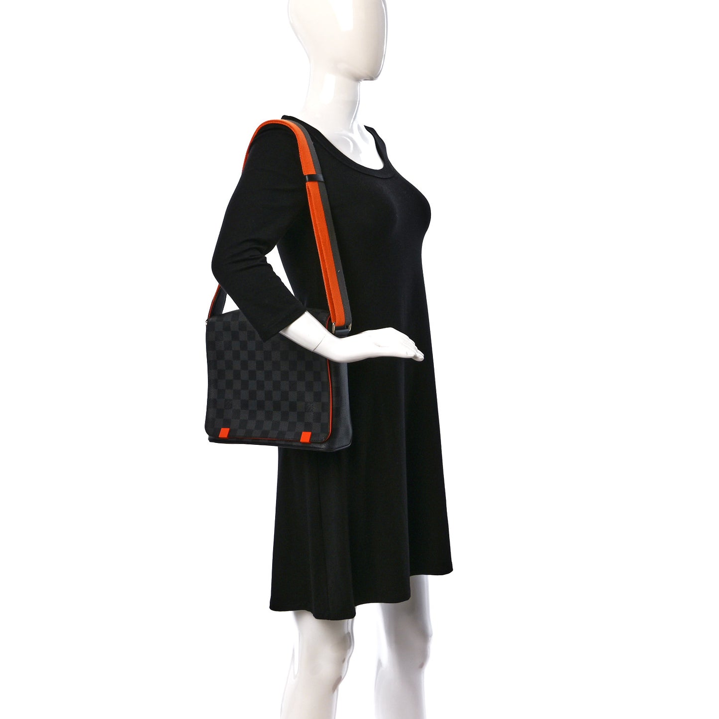 Damier Graphite District PM Orange