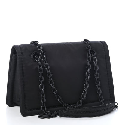 Prada Nylon Tessuto Chain Shoulder Bag Black 2 of 4