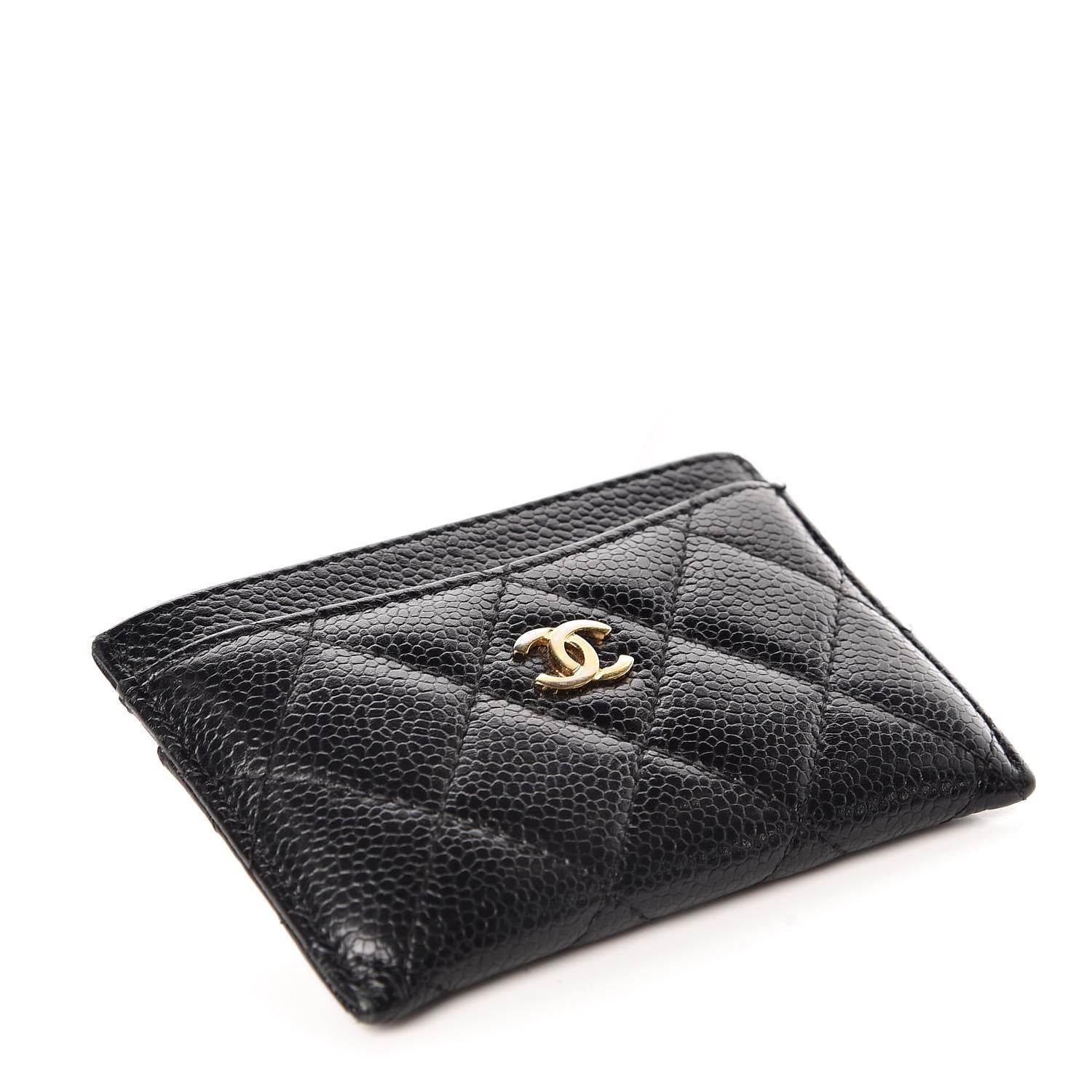 Chanel Caviar Quilted Card Holder Black 4 of 9