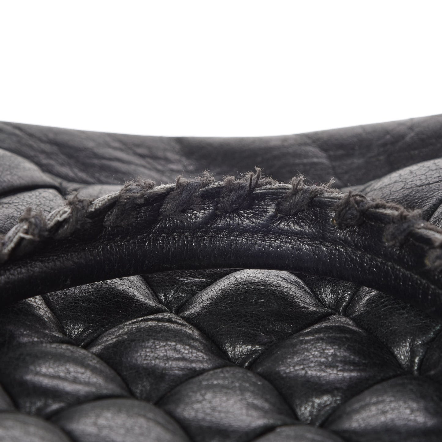 Chevre Quilted Matelasse MM Black