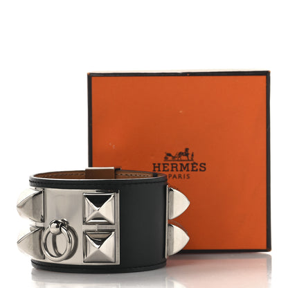 Hermes Epsom Collier de Chien CDC Bracelet S Black 7 of 7