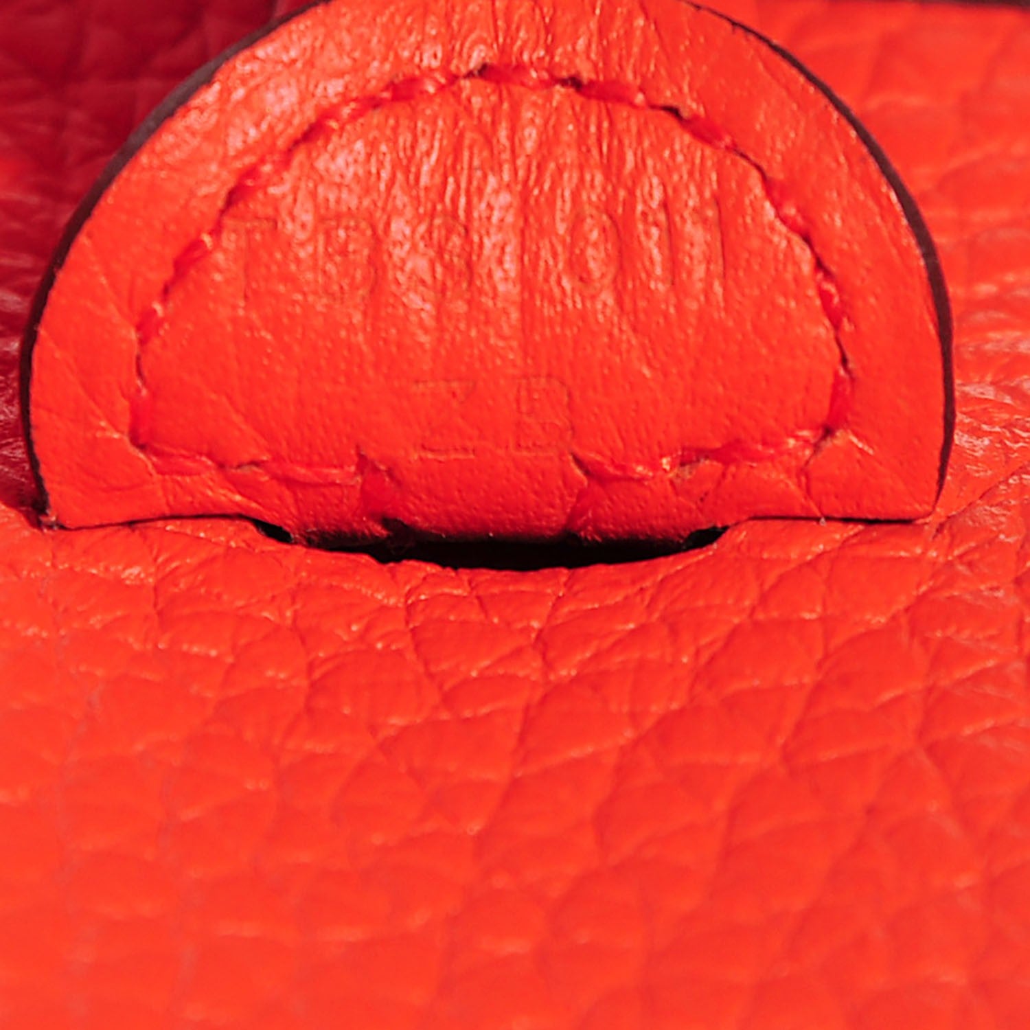 Hermes Taurillon Clemence Amazone Evelyne TPM Orange Poppy Saint Cyr 9 of 16