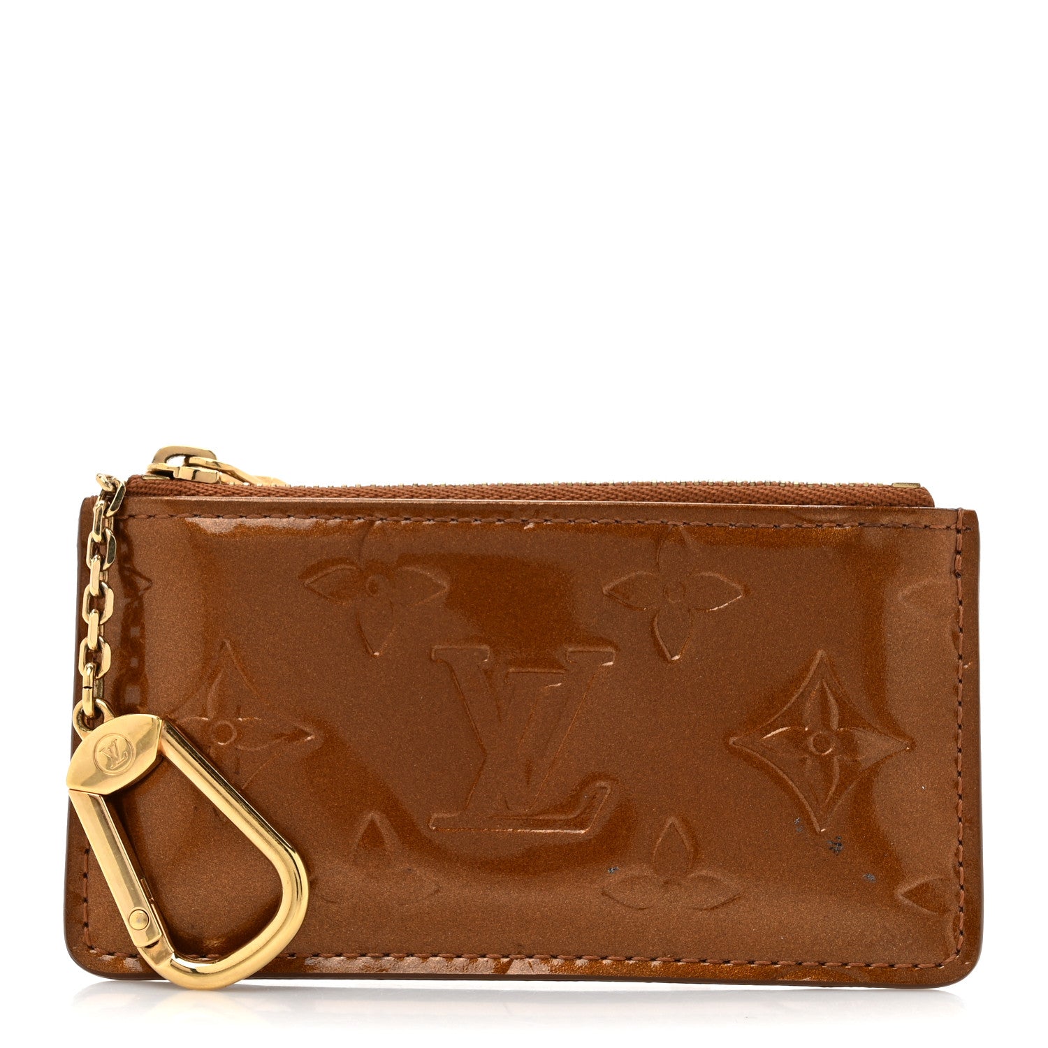 Louis Vuitton Vernis Key Pochette Bronze 1 of 7