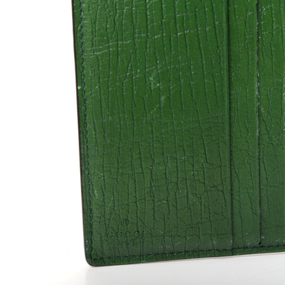 Gucci GG Plus Monogram Ladies GG French Flap Wallet Green 6 of 6
