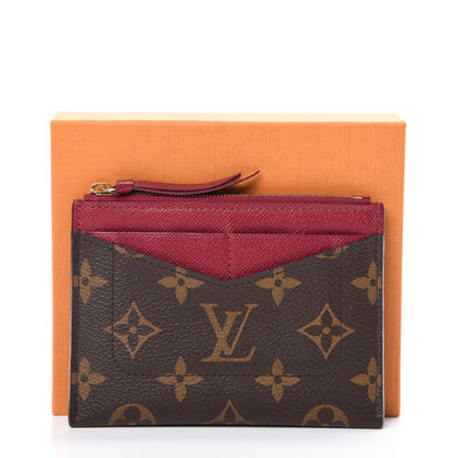 Louis Vuitton Monogram Zipped Card Holder Fuchsia 7 of 7