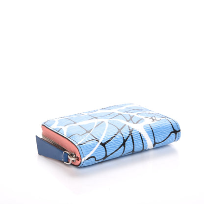 Louis Vuitton Epi Zippy Coin Purse Aqua 4 of 7