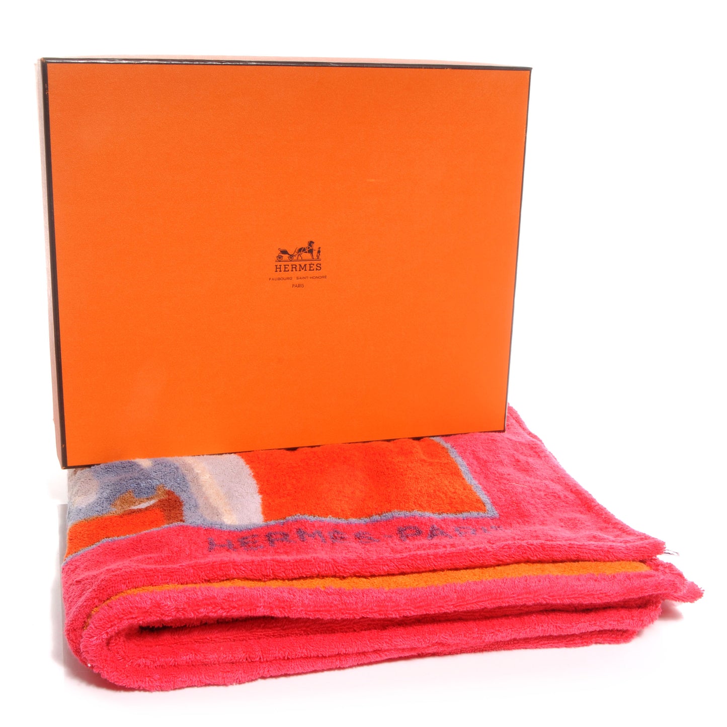 Terry Cotton Chaine D'Ancre Printed Beach Towel