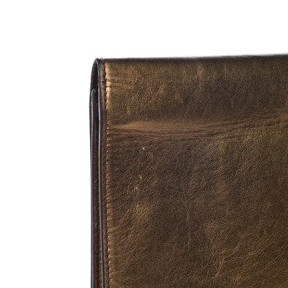 Saint Laurent Metallic Calfskin Monogram Large Belle De Jour Clutch Bronze 14 of 15