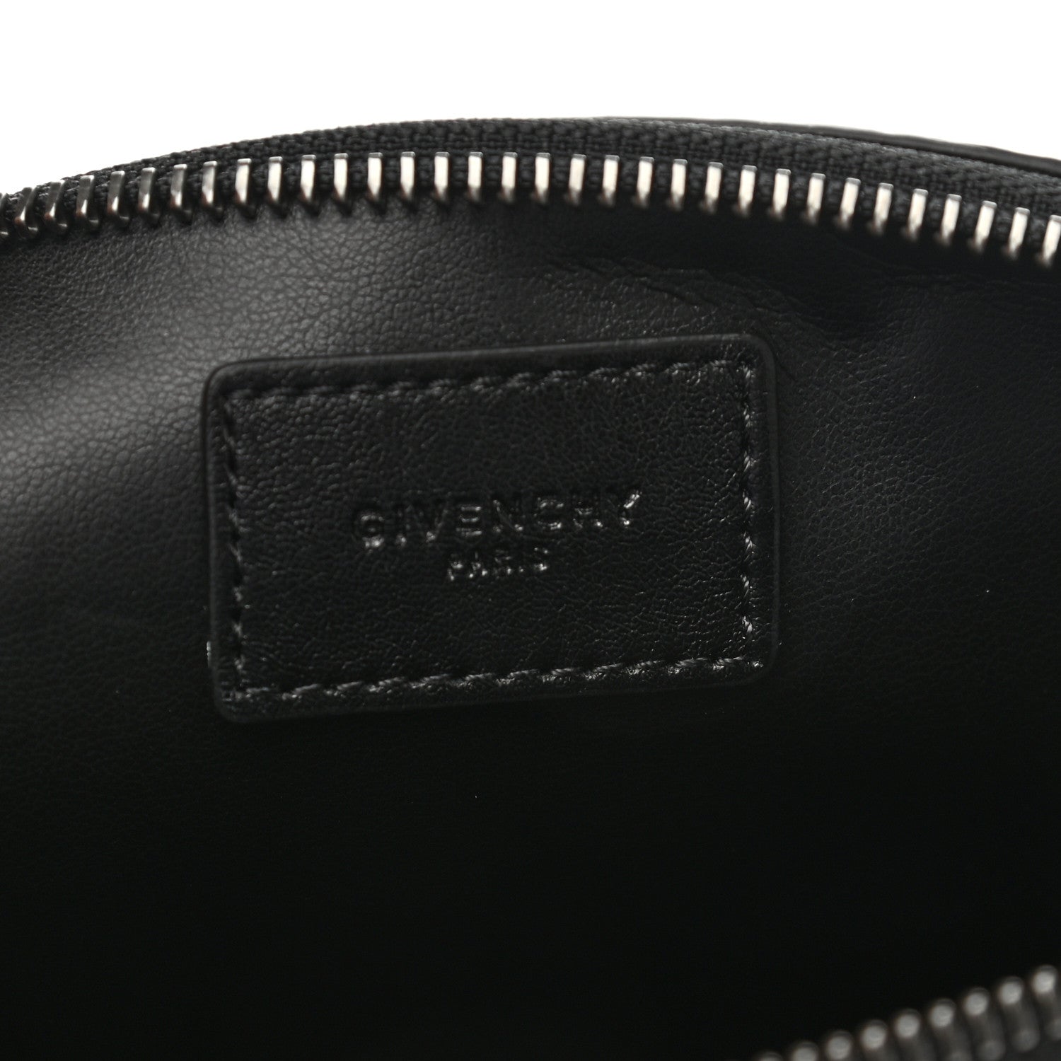 Givenchy Textured Coated Canvas Mad Love Tour Large Pouch Black 6 of 7