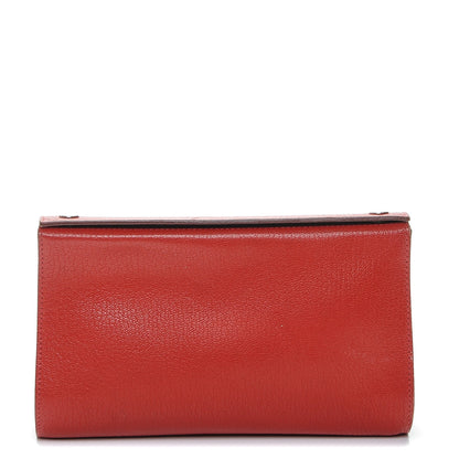 Hermes Chevre Mysore Karo GM Rouge Garance 1 of 8