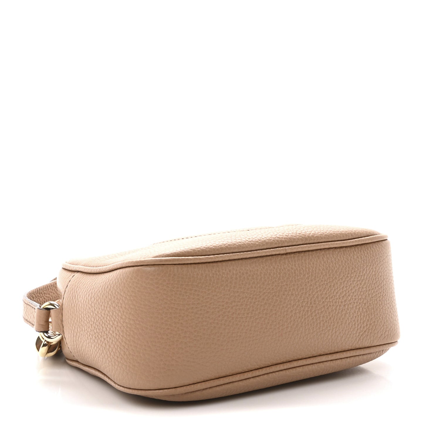 Pebbled Calfskin Small Soho Disco Bag Camelia