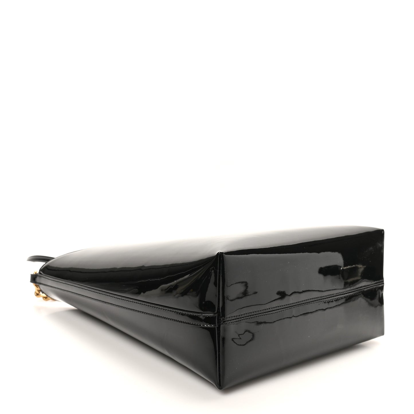 Patent Calfskin Rendez-Vous Hobo Black