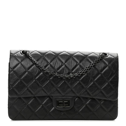 Chanel Aged Calfskin Quilted 2.55 Reissue 226 Flap So Black 1 of 11