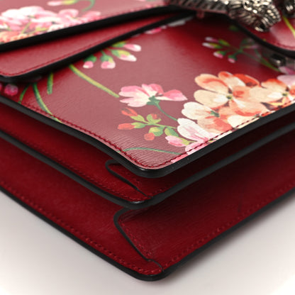 Gucci Calfskin Blooms Print Medium Dionysus Shoulder Bag Romantic Cherry Multicolor 8 of 9