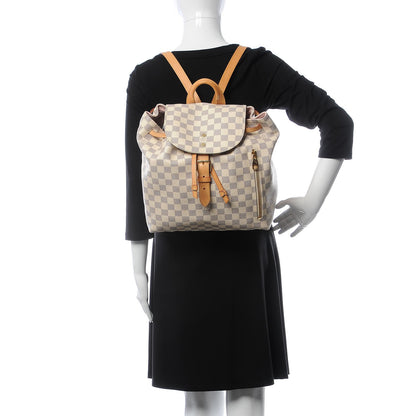 Louis Vuitton Damier Azur Sperone Backpack 2 of 7
