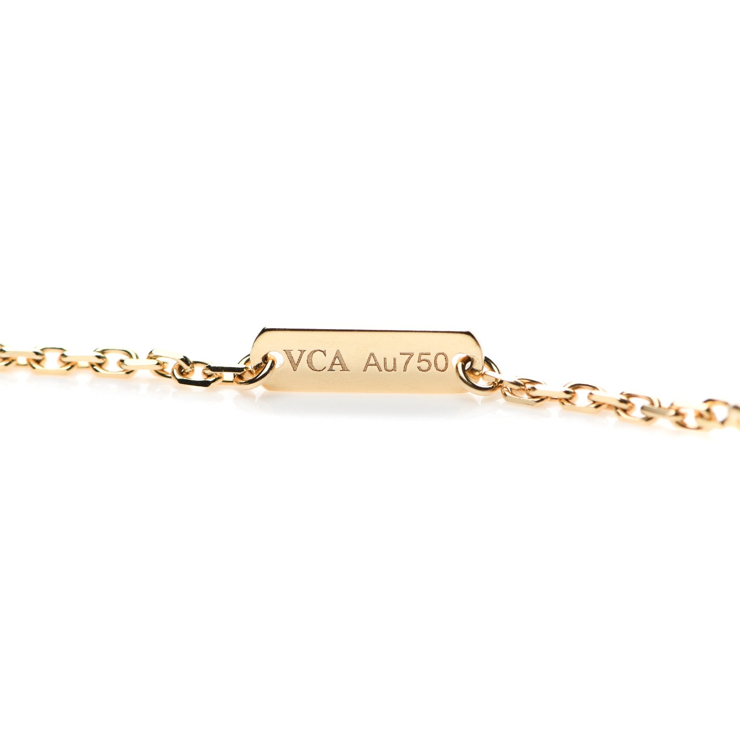 Van Cleef & Arpels 18K Yellow Gold Diamond Large Frivole Pendant Necklace 4 of 6