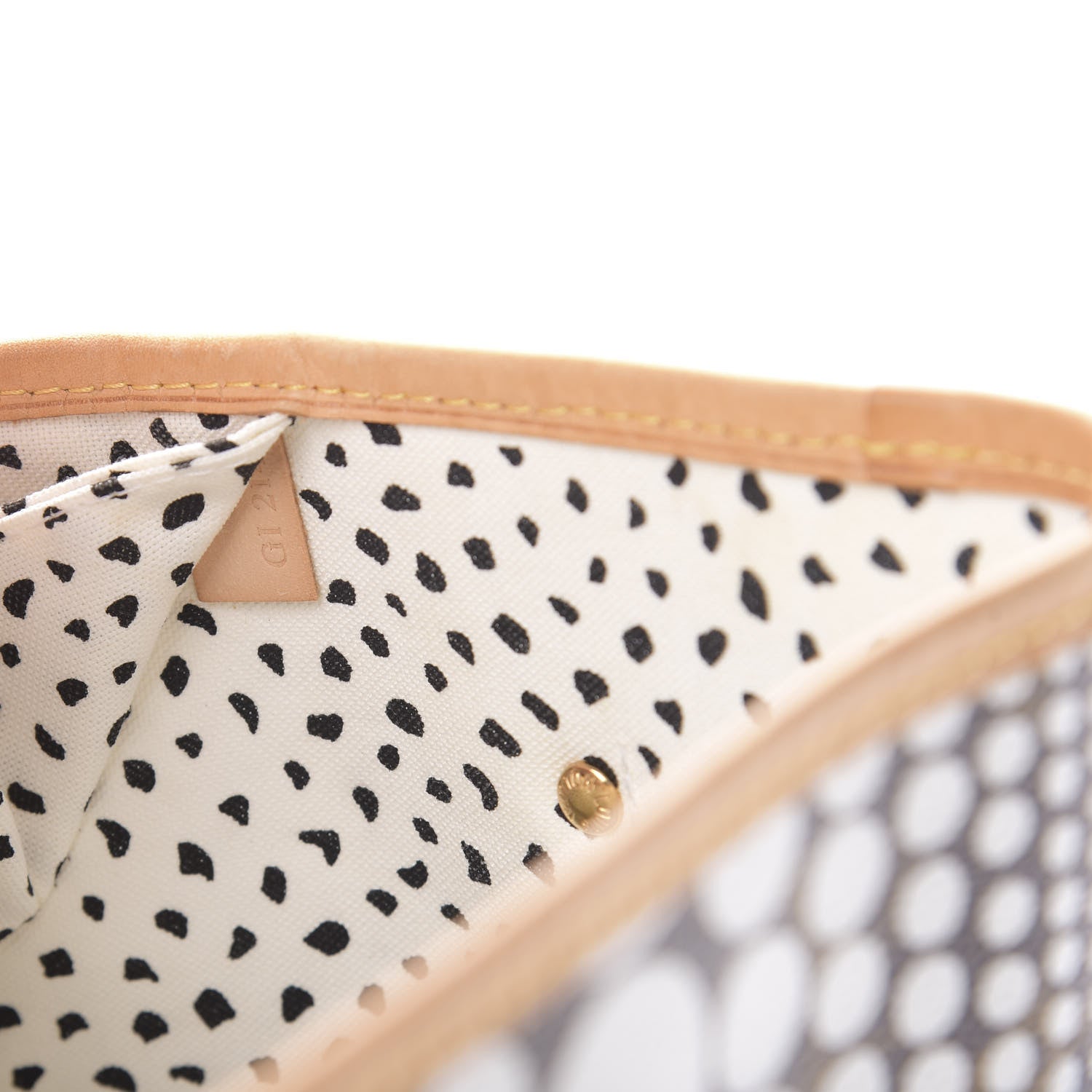 Louis Vuitton Monogram Kusama Waves Neverfull MM White 6 of 14