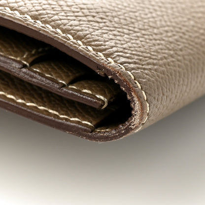 Hermes Epsom Bearn Gusset Wallet Etoupe 8 of 11