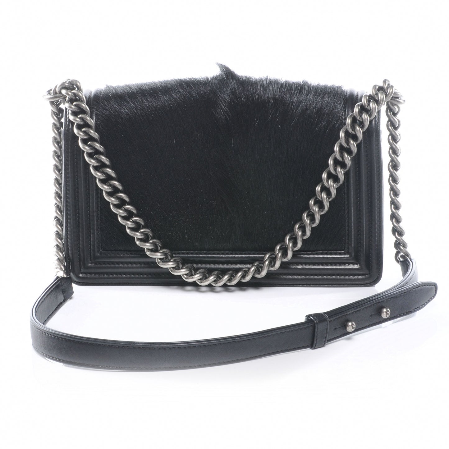 Goat Hair Medium Celtic Boy Flap Black