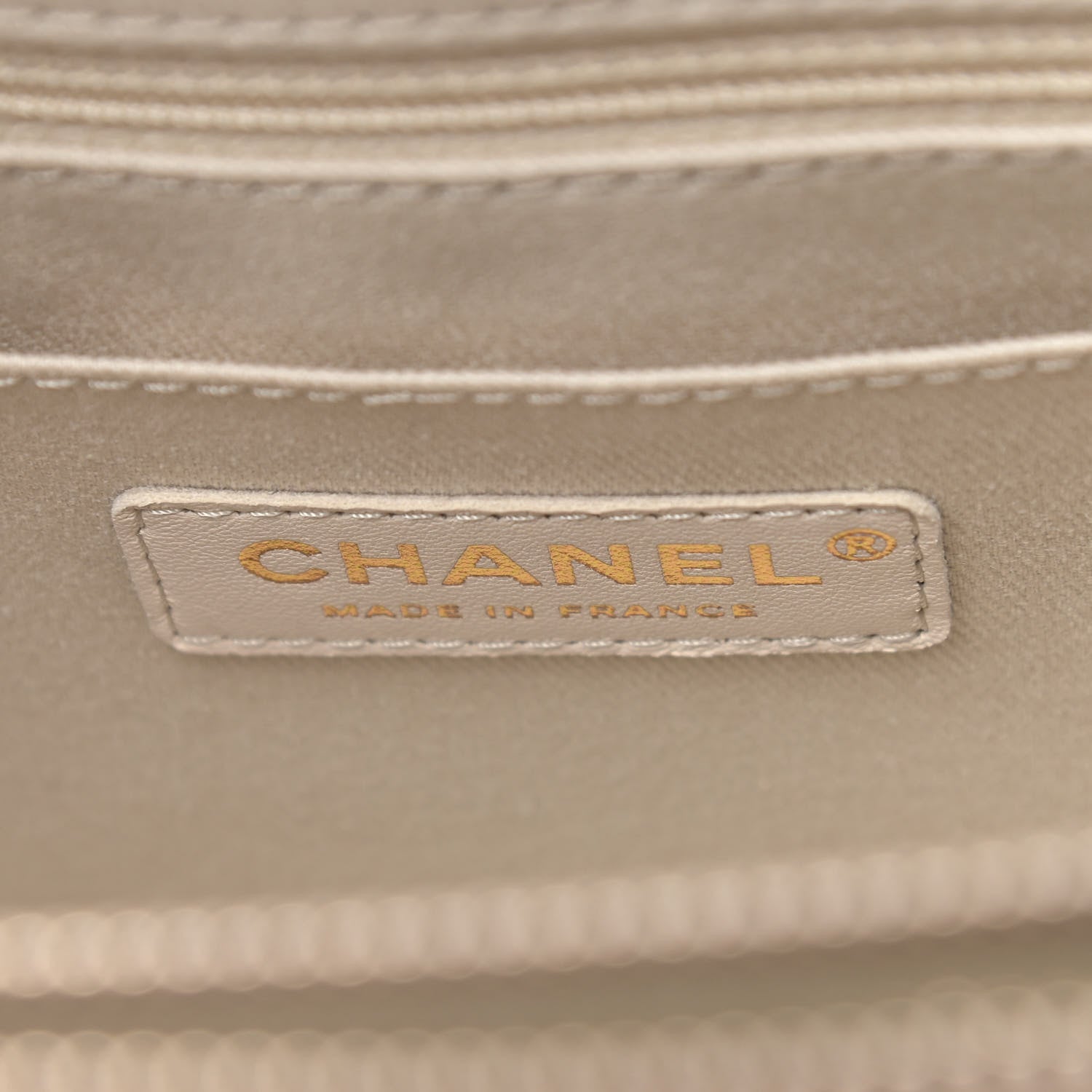 Chanel Grained Calfskin Small Bi-Color Neo Executive Shopper Tote Black Beige 6 of 9