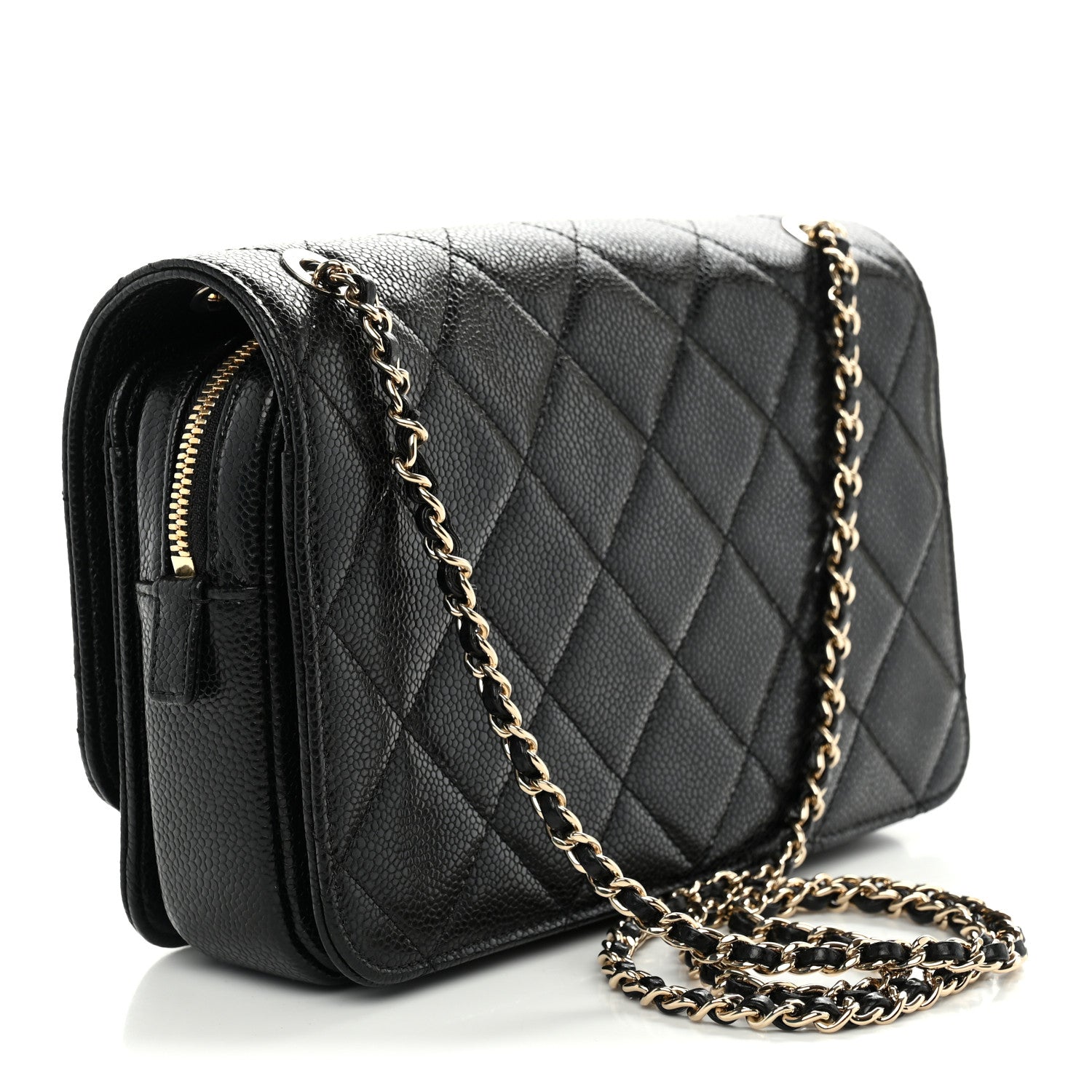 Chanel Caviar Quilted Single Flap Black 3 of 11