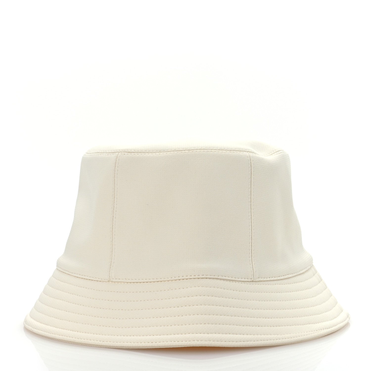 Hermes Fabric Calvi Bucket Hat 57 White 4 of 9