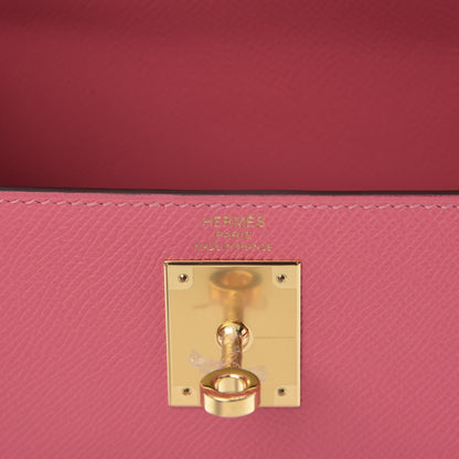 Hermes Epsom Kelly Sellier 28 Rose Azalee 7 of 13